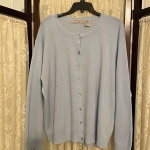 Essentials Soft Blue Women's Cardigan